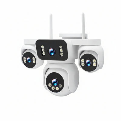 4-Lens Wireless Outdoor Camera for Home Security