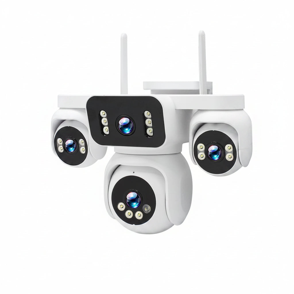 4-Lens Wireless Outdoor Camera for Home Security
