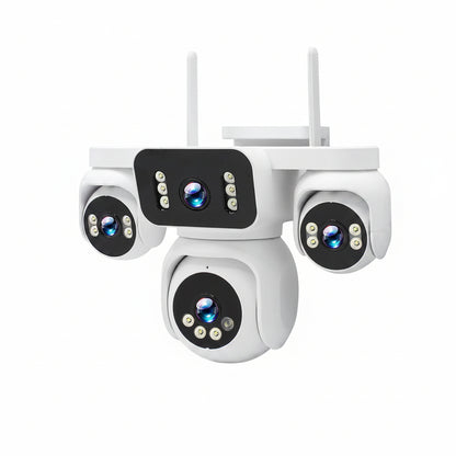 4-Lens Wireless Outdoor Camera for Home Security