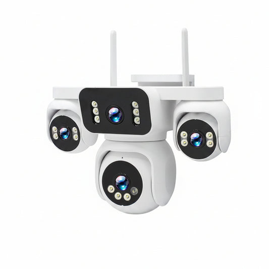 4-Lens Wireless Outdoor Camera for Home Security