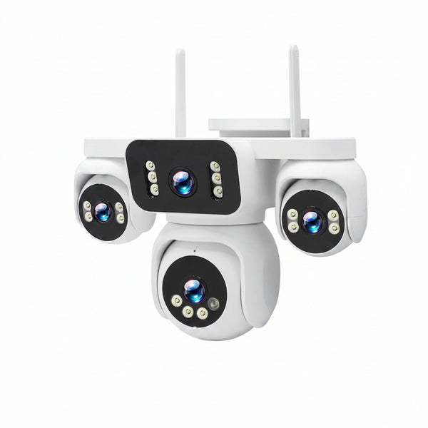 4-Lens Wireless Outdoor Camera for Home Security