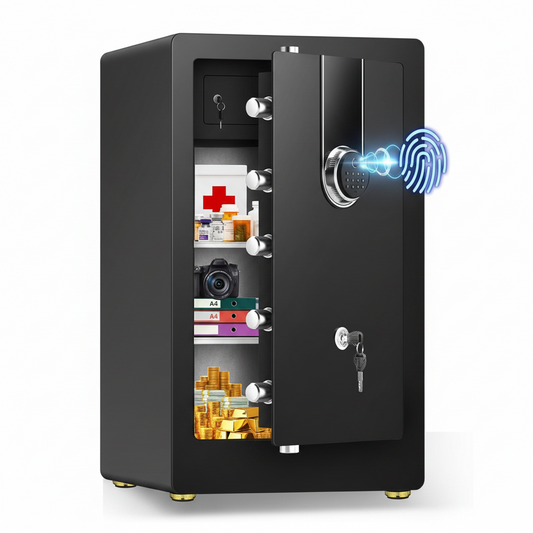 8.5 Cuft Heavy Duty Biometric Safe Box, Home Safes Water Fireproof