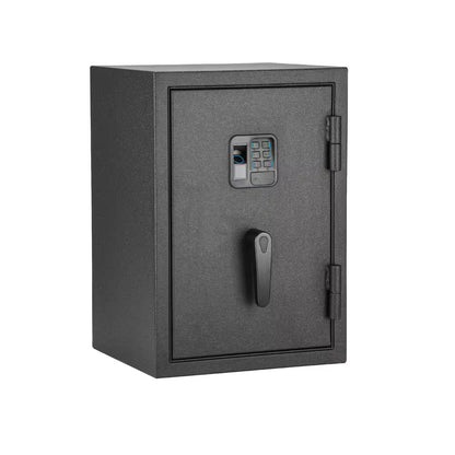 Biometric 1.0 Cu. Ft. Waterproof and Fireproof Home Safe Advanced Finger Vein Recognition Access in Matte Black