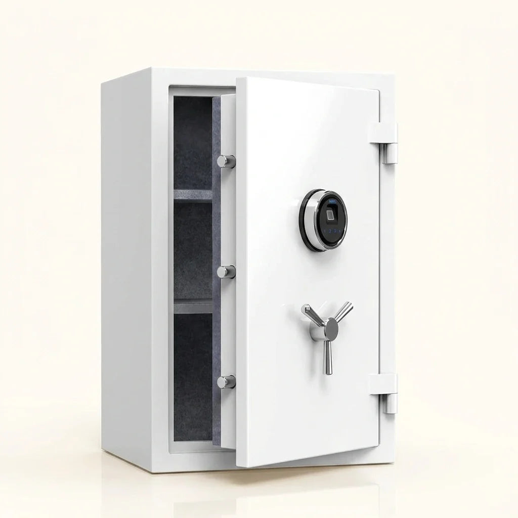 Fingerprint Fireproof Home Safe Box,Biometric Money Safe,2.12 Cuft — Studio Shot