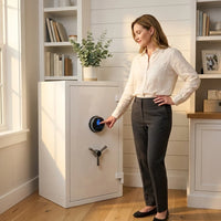 Fingerprint Fireproof Home Safe Box,Biometric Money Safe,2.12 Cuft — Lifestyle